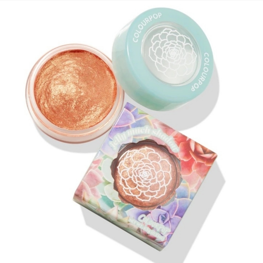 Colourpop Jelly Much Shadow Eyeshadow Metallic Shimmer Saguaro Orange NWT NIB